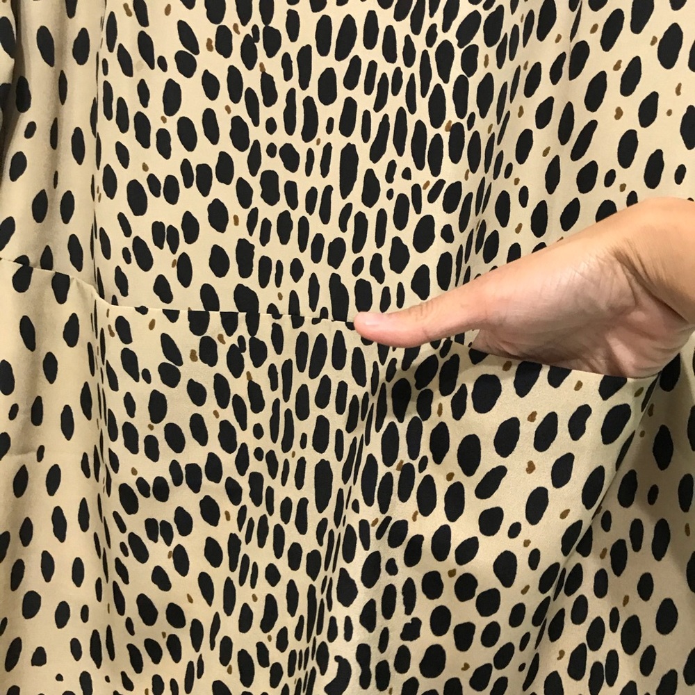 J. Crew Dress Leopard Animal Print - Picture 5 of 6